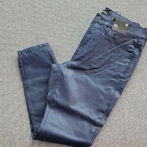 Dark Blue Slim Fit Pants